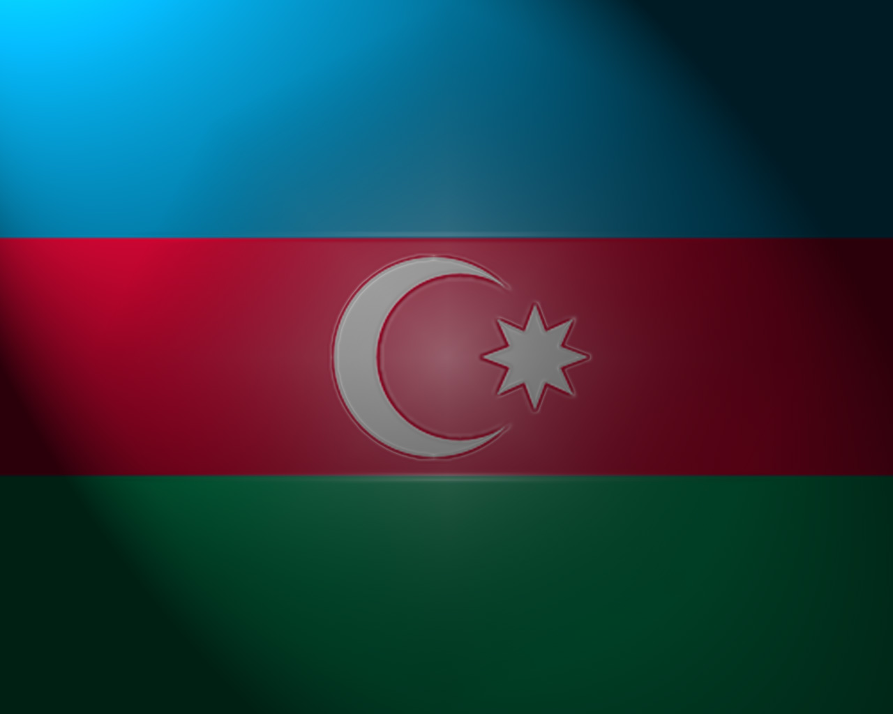 Старый азербайджанский флаг